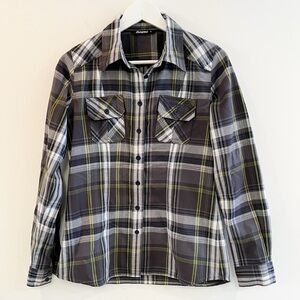 Bergans of Norway Bjorli Plaid Button Down Shirt Size Small